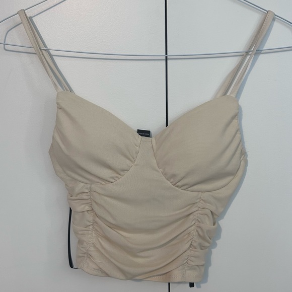 Forever 21 Tops - Cream tank crop top